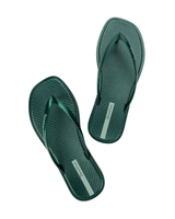 ARIEL FLIP FLOPS - METALLIC GREEN