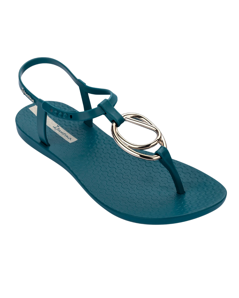 CHARMED SANDALS - TEAL BLUE