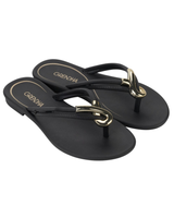 ENLACE FLIP FLOPS - BLACK & GOLD