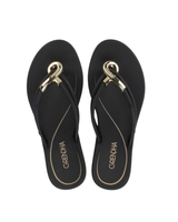 ENLACE FLIP FLOPS - BLACK & GOLD